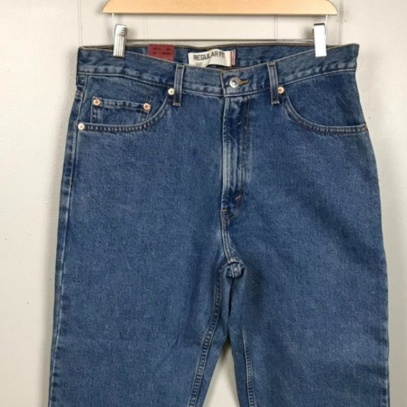 Levi's 505 Regular Fit Jeans Y2K Boyfriend High Waist Mom Jeans (2005) Unisex - Picture 5 of 14
